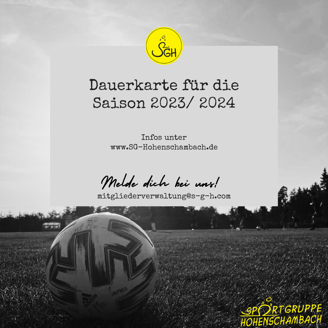 Dauerkarte - Saison 2023/ 2024