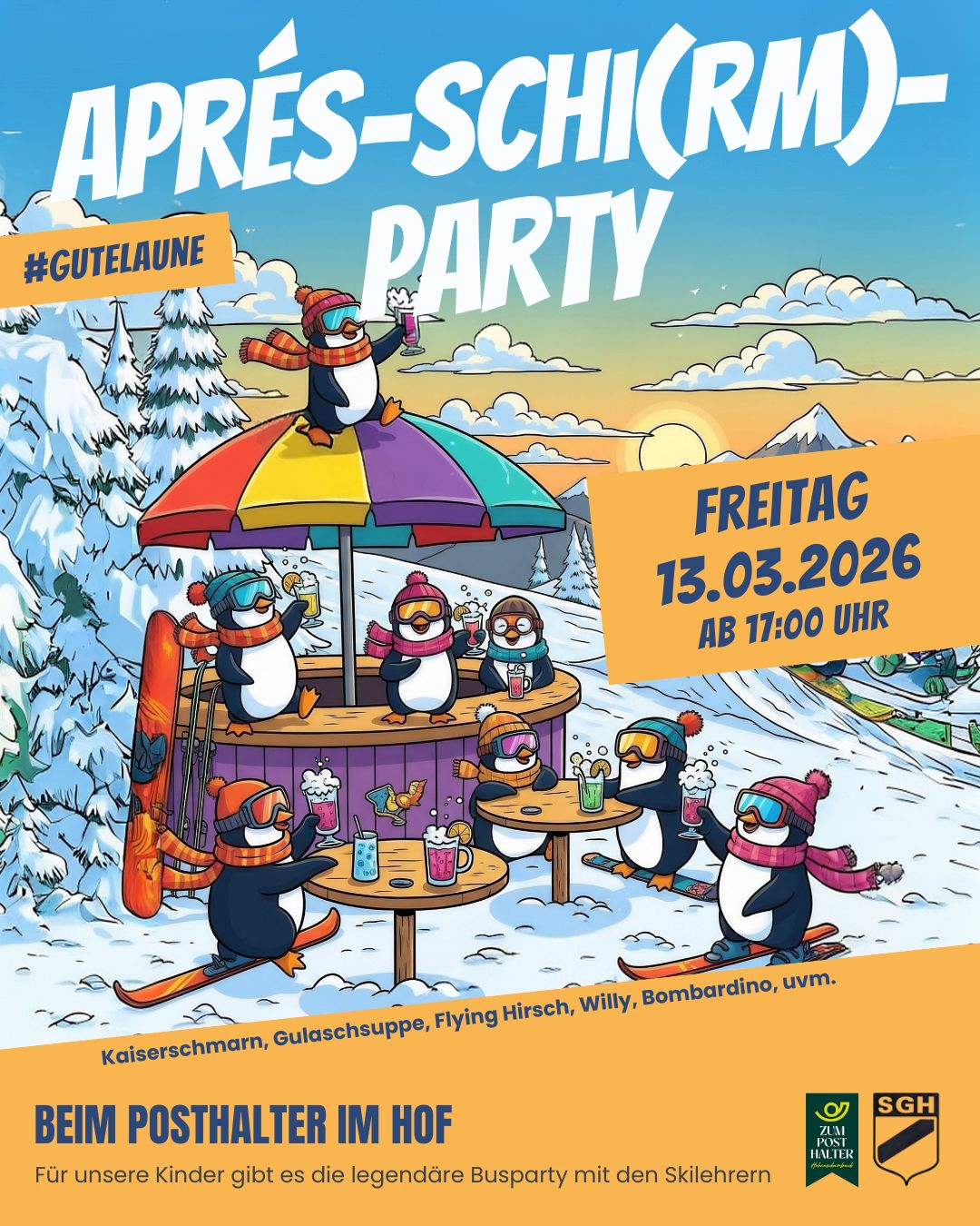 Aprés-Schi(rm)-Party am 13.03.2026