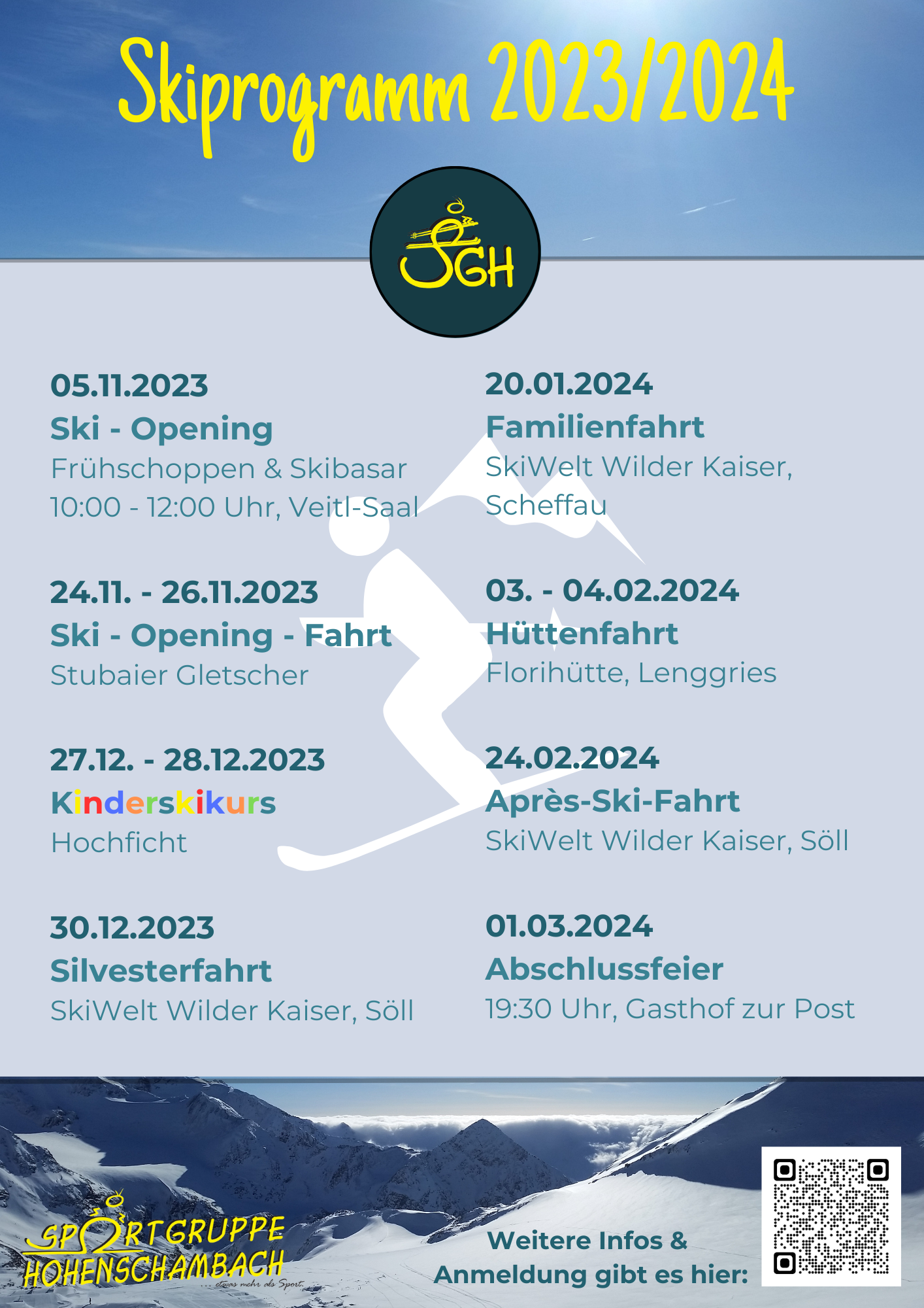 Skiprogramm 2023/2024