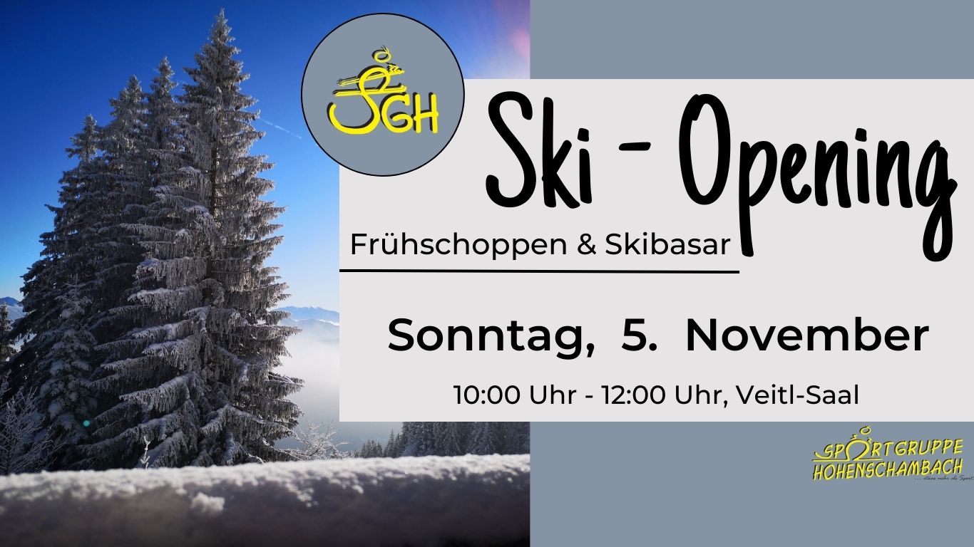 Ski-Opening am 5. November